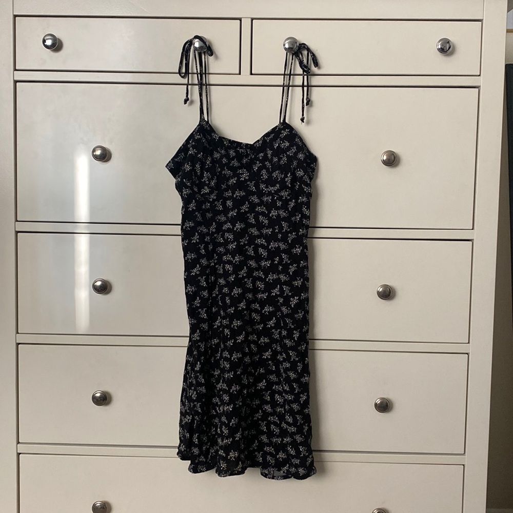 American Eagle Blue Flower Mini Dress